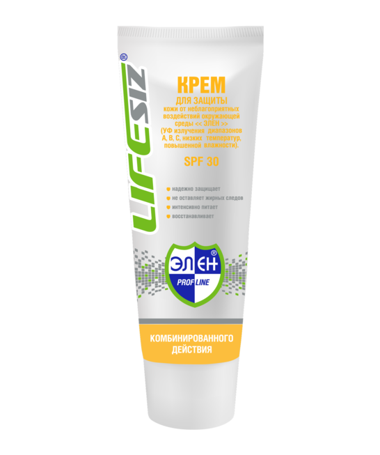 Крем для рук защитный от УФ-излучений SPF 30 и низких температур Элен 100 мл.